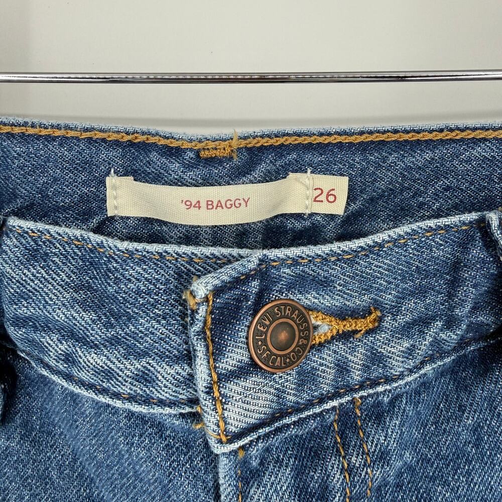 LEVI’S 94’ Baggy Seamed Jeans Size26 - Picture 3 of 6